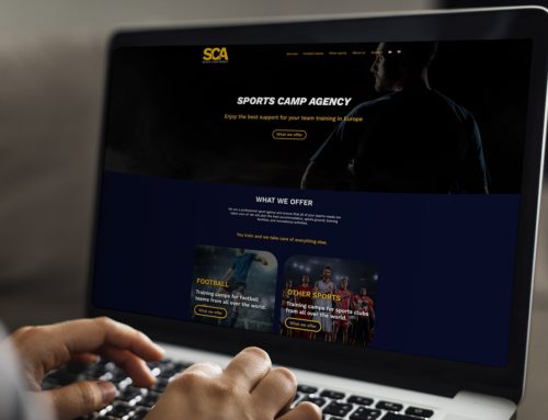 Tvorba web stránky pre športovú agentúru