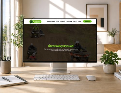 Tvorba webu pre požičovňu štvorkoliek